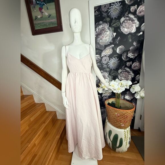 BHLDN Sachin & Babi Hadley V-Neck Back-Bow Empire Gown/ Size 4 - Picture 5 of 10